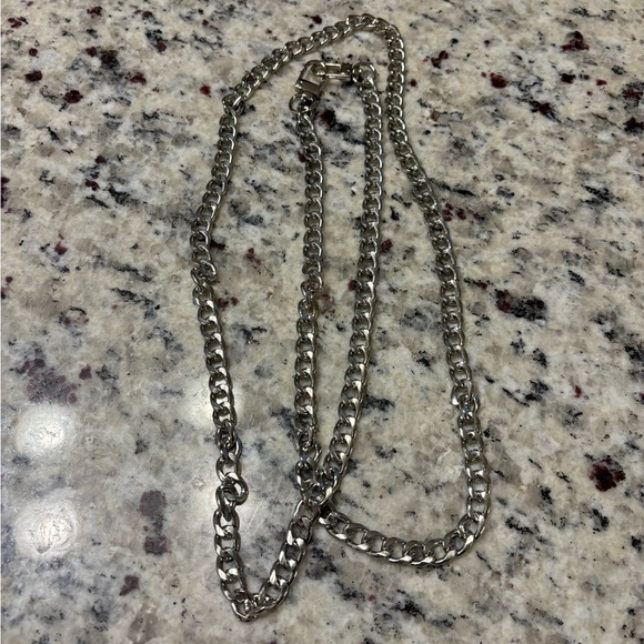 Silver color electro plated bag chain for purses - Picture 5 of 6